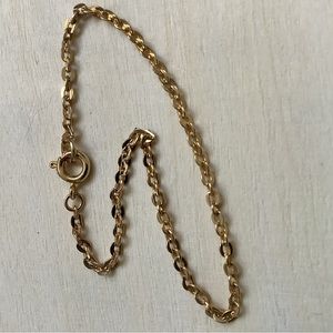 New vintage flat shiny cable chain bracelet